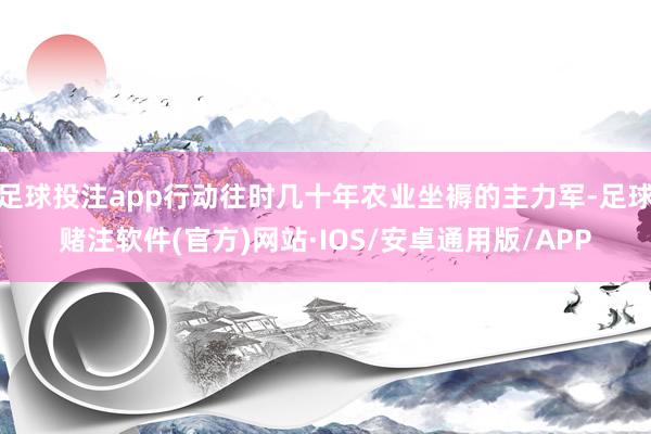 足球投注app行动往时几十年农业坐褥的主力军-足球赌注软件(官方)网站·IOS/安卓通用版/APP