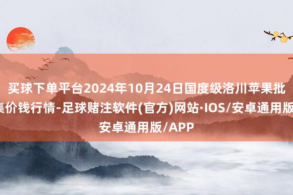 买球下单平台2024年10月24日国度级洛川苹果批发市集价钱行情-足球赌注软件(官方)网站·IOS/安卓通用版/APP