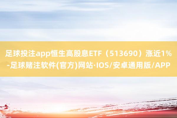 足球投注app恒生高股息ETF（513690）涨近1%-足球赌注软件(官方)网站·IOS/安卓通用版/APP