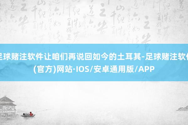 足球赌注软件让咱们再说回如今的土耳其-足球赌注软件(官方)网站·IOS/安卓通用版/APP