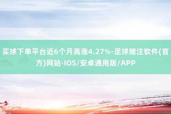 买球下单平台近6个月高涨4.27%-足球赌注软件(官方)网站·IOS/安卓通用版/APP