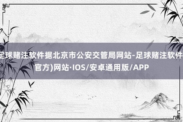 足球赌注软件据北京市公安交管局网站-足球赌注软件(官方)网站·IOS/安卓通用版/APP