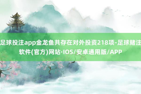 足球投注app金龙鱼共存在对外投资218项-足球赌注软件(官方)网站·IOS/安卓通用版/APP
