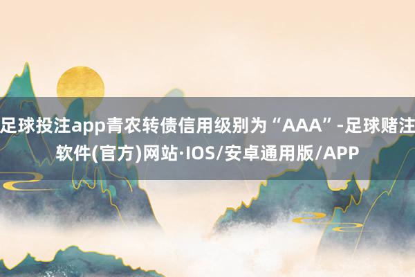 足球投注app青农转债信用级别为“AAA”-足球赌注软件(官方)网站·IOS/安卓通用版/APP
