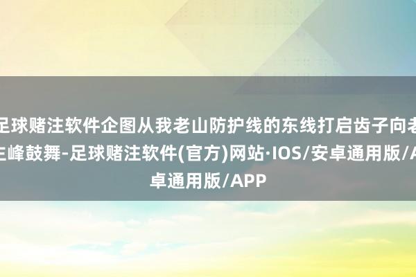 足球赌注软件企图从我老山防护线的东线打启齿子向老山主峰鼓舞-足球赌注软件(官方)网站·IOS/安卓通用版/APP