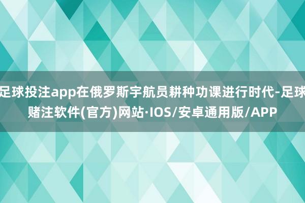 足球投注app在俄罗斯宇航员耕种功课进行时代-足球赌注软件(官方)网站·IOS/安卓通用版/APP