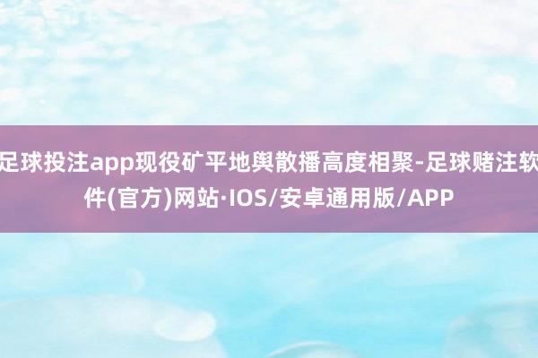 足球投注app现役矿平地舆散播高度相聚-足球赌注软件(官方)网站·IOS/安卓通用版/APP